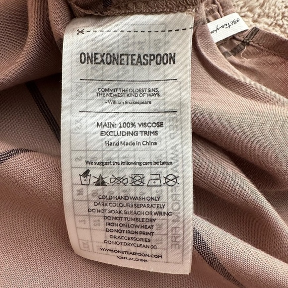 One x one teaspoon Revolve Pontiac Dinner Shirt II Women's Size S - Picture 11 of 16